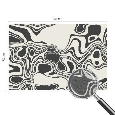 Vlies-Fototapete mit dynamischen Linien als modernes Wandmotiv