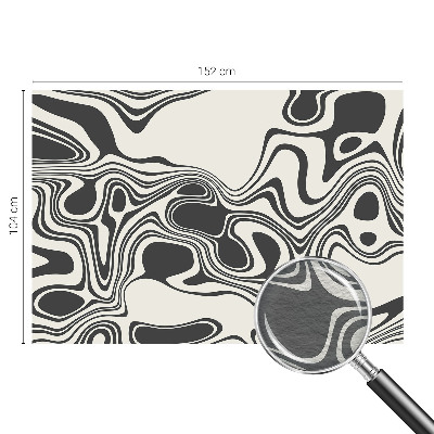 Vlies-Fototapete mit dynamischen Linien als modernes Wandmotiv
