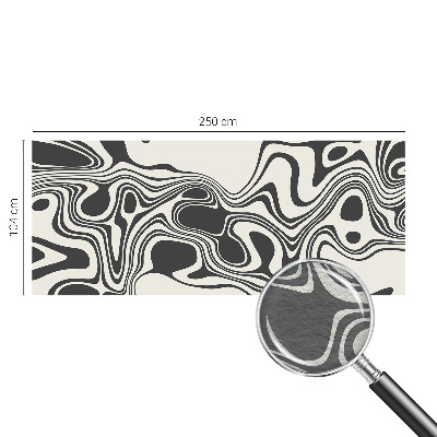 Vlies-Fototapete mit dynamischen Linien als modernes Wandmotiv