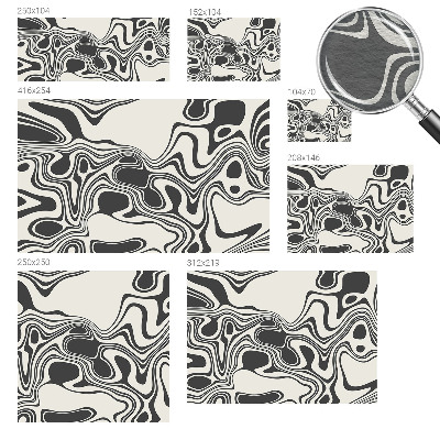 Vlies-Fototapete mit dynamischen Linien als modernes Wandmotiv