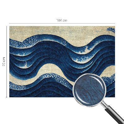 Fototapete fürs Schlafzimmer Ozeanische Formen