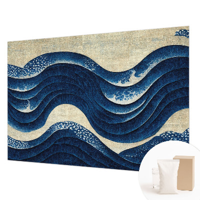 Fototapete fürs Schlafzimmer Ozeanische Formen