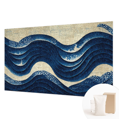 Fototapete fürs Schlafzimmer Ozeanische Formen