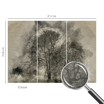 Fototapete fürs Kinderzimmer Mysteriöse Bäume