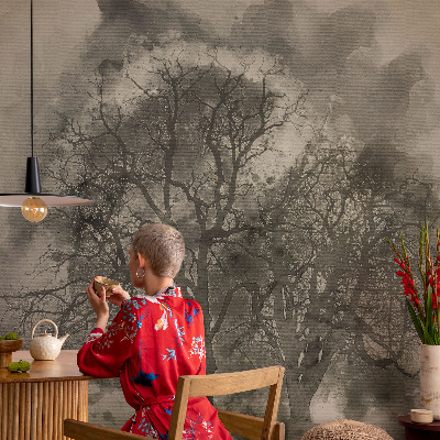 Fototapete fürs Kinderzimmer Mysteriöse Bäume