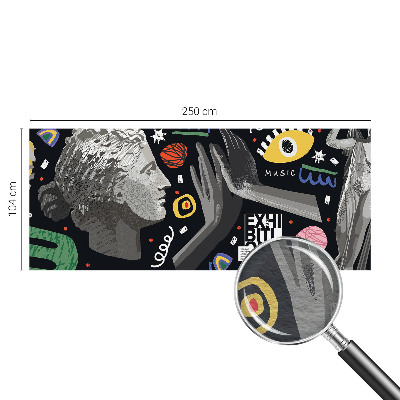 Fototapete aus Vlies Eine farbenfrohe Ausstellung