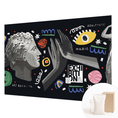 Fototapete aus Vlies Eine farbenfrohe Ausstellung