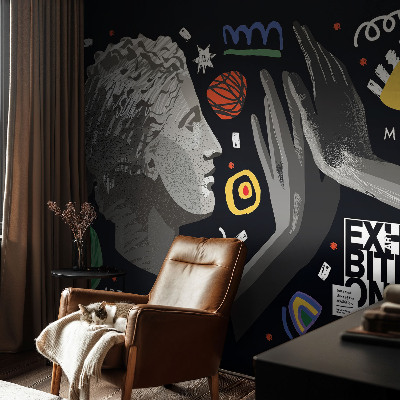 Fototapete aus Vlies Eine farbenfrohe Ausstellung