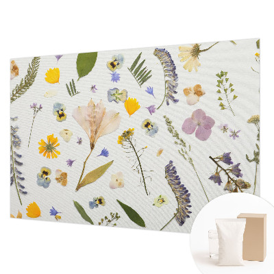 Vlies-Fototapete fürs Schlafzimmer mit Frühlingsblumen-Motiv