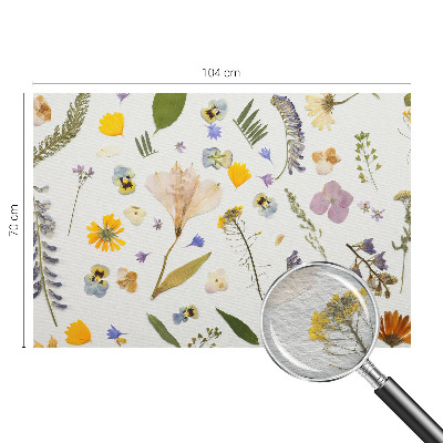 Vlies-Fototapete fürs Schlafzimmer mit Frühlingsblumen-Motiv
