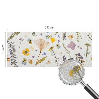 Vlies-Fototapete fürs Schlafzimmer mit Frühlingsblumen-Motiv