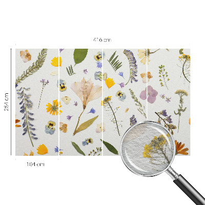 Vlies-Fototapete fürs Schlafzimmer mit Frühlingsblumen-Motiv