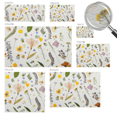 Vlies-Fototapete fürs Schlafzimmer mit Frühlingsblumen-Motiv