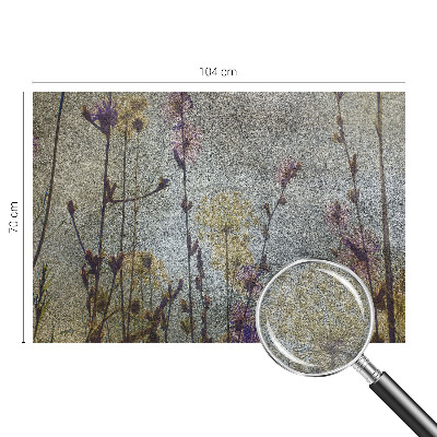 Vlies-Fototapete fürs Wohnzimmer mit Motiv von Wildblumen