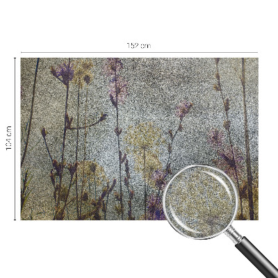 Vlies-Fototapete fürs Wohnzimmer mit Motiv von Wildblumen