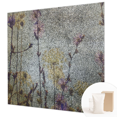 Vlies-Fototapete fürs Wohnzimmer mit Motiv von Wildblumen