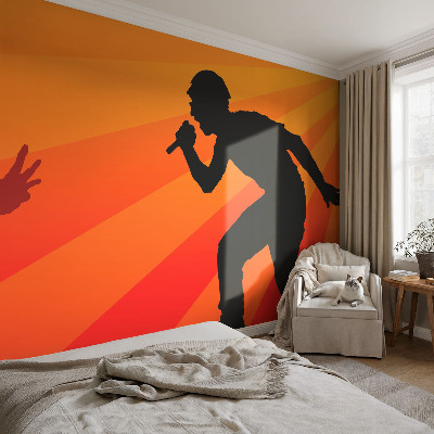 Vlies-Fototapete fürs Kinderzimmer mit einer rhythmischen Szene als Motiv
