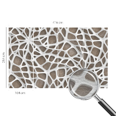 Moderne Vlies-Fototapete Spitzennetz