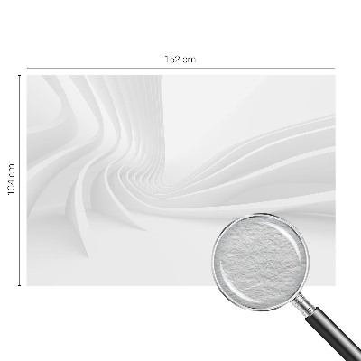 Bedruckte Vlies-Fototapete mit Wellenlinien-Motiv