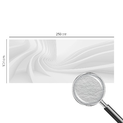 Bedruckte Vlies-Fototapete mit Wellenlinien-Motiv