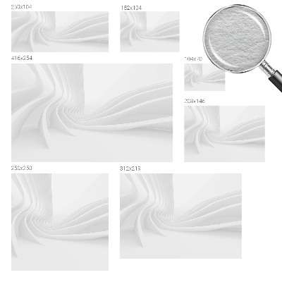 Bedruckte Vlies-Fototapete mit Wellenlinien-Motiv