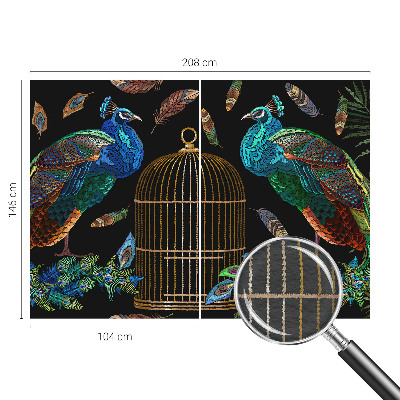 Wandtapete Pfauenbild