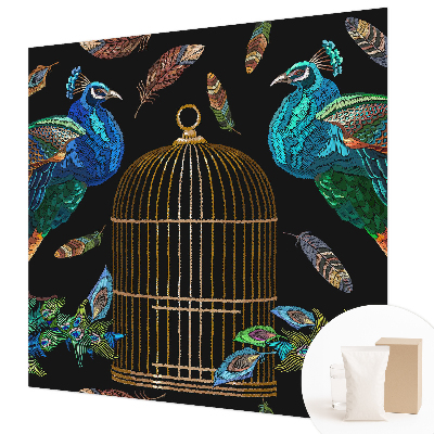 Wandtapete Pfauenbild