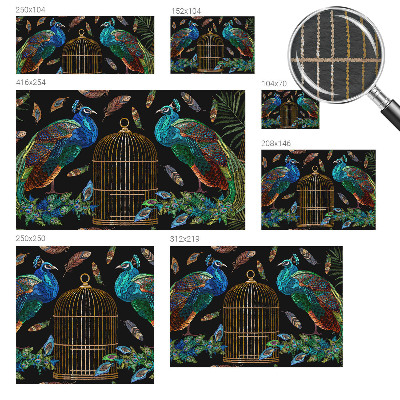 Wandtapete Pfauenbild