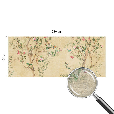 Vliestapete fürs Wohnzimmer Florale Akzente