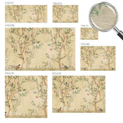 Vliestapete fürs Wohnzimmer Florale Akzente