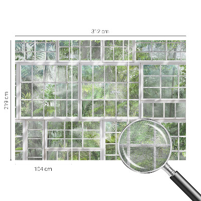 Motivtapete Grüner Wald