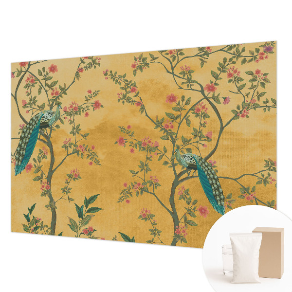 Wand-Fototapete Pfauenbäume