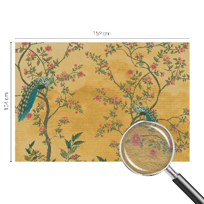 Wand-Fototapete mit Pfauenbaum-Motiv