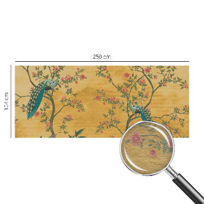 Wand-Fototapete mit Pfauenbaum-Motiv