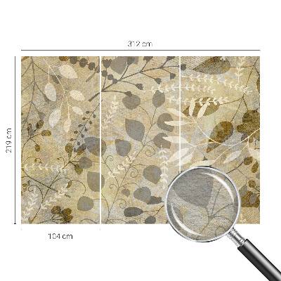 Fototapete nach Maß Zweigblätter