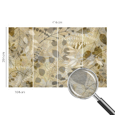 Fototapete nach Maß Zweigblätter