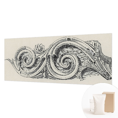 Wandtapete Pflanzenornament