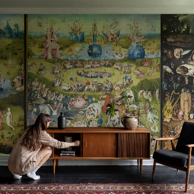Fototapete fürs Wohnzimmer mit dem Motiv „Der geheime Garten“