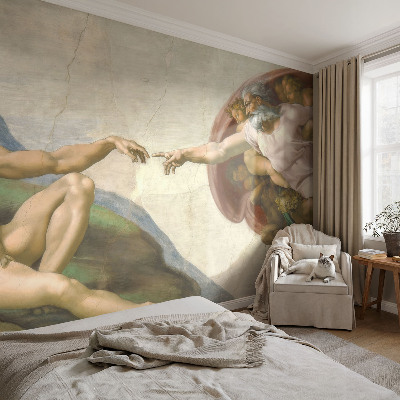 Fototapete fürs Schlafzimmer mit Motiv „Spiritueller Kontakt“