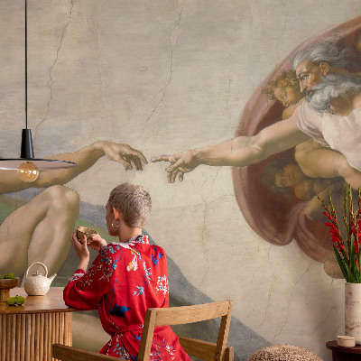 Fototapete fürs Schlafzimmer Spiritueller Kontakt