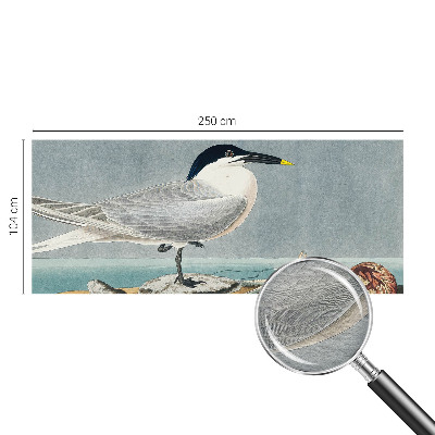 Fototapete fürs Schlafzimmer mit einem ornithologischen Motiv für das Schlafzimmer