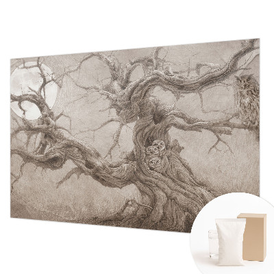 Vlies-Fototapete fürs Schlafzimmer Nachtvögel