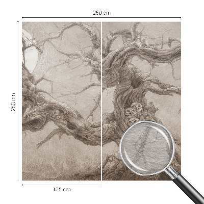 Vlies-Fototapete fürs Schlafzimmer Nachtvögel