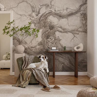 Vlies-Fototapete fürs Schlafzimmer mit Motiv 'Nachtvögel'