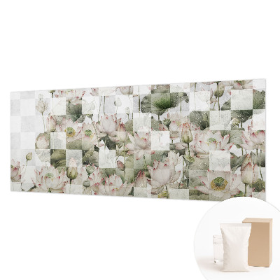 Vliestapete fürs Wohnzimmer Lotusmuster