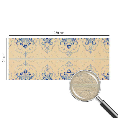 Motivtapete mit blauen Ornamenten