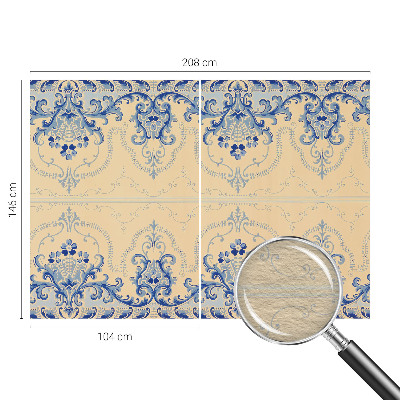 Motivtapete Blaue Ornamente