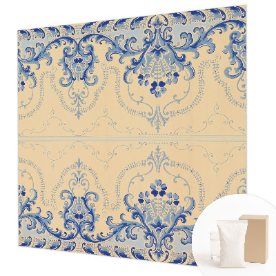 Motivtapete mit blauen Ornamenten