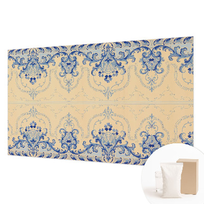Motivtapete mit blauen Ornamenten