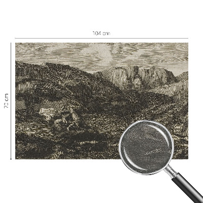 Bildtapete mit Motiv einer Berglandschaft